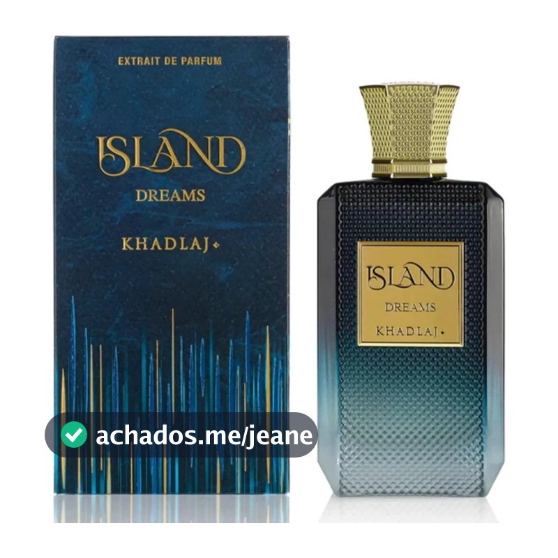 Perfume Khadlaj - Island Dreams 100 ml - LANÇAMENTO inspirado em symphony L.V