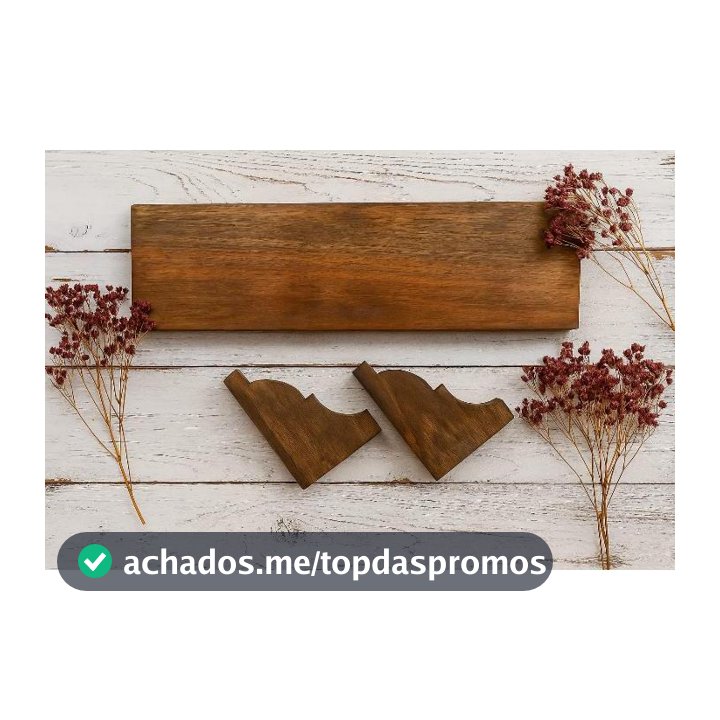 Kit de Prateleira 45cm - Madeira