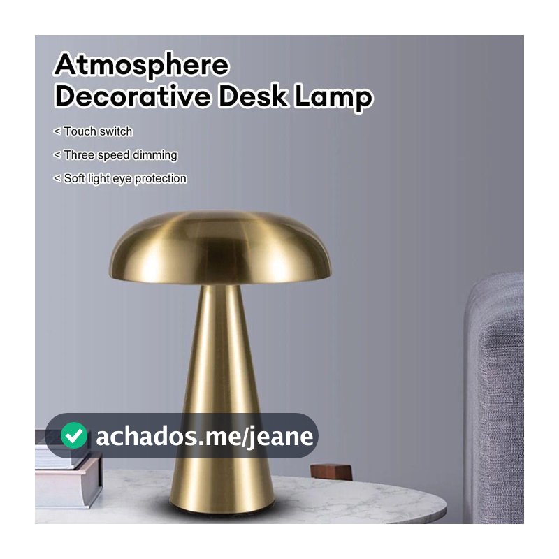 Candeeiro De Mesa De Barra LACYES , LED USB Com Sensor De Toque , De Lâmpada De Cogumelo Escurecimento Recarregável