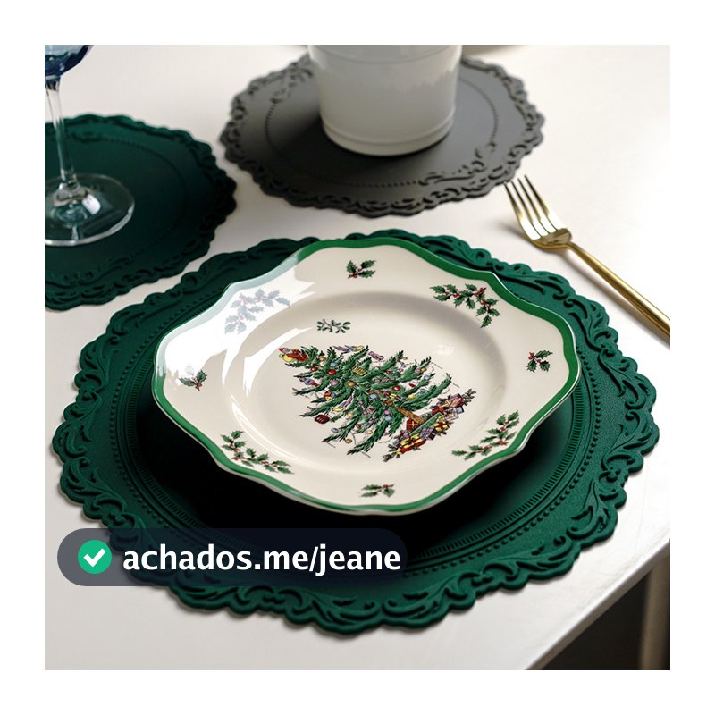 Exportação Retro em relevo Silicone Placemat coreia ins almofada de isolamento térmico pratos redondos copos almofada An