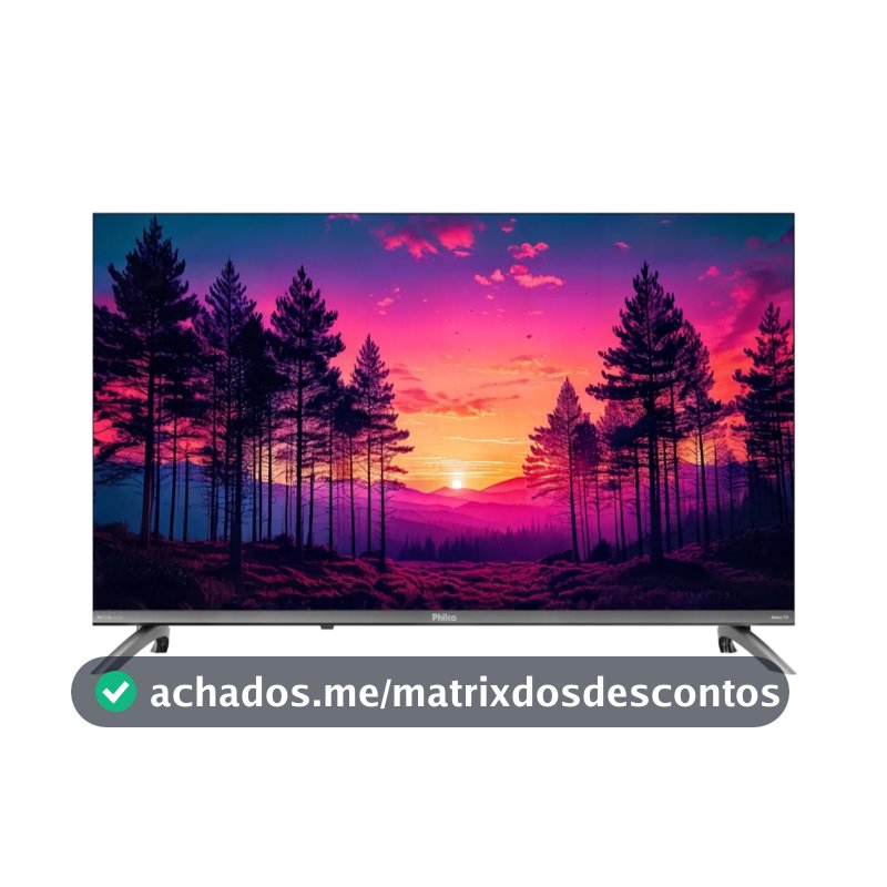 Smart TV Philco 32" HD P32CRB Roku TV Dolby Audio HDR10