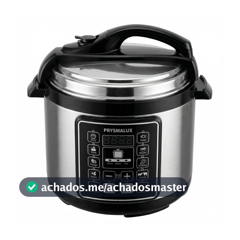 Panela de pressão elétrica de 5/6 litros, panela interna de alumínio para cozimento rápido, estrutura em aço inoxidável