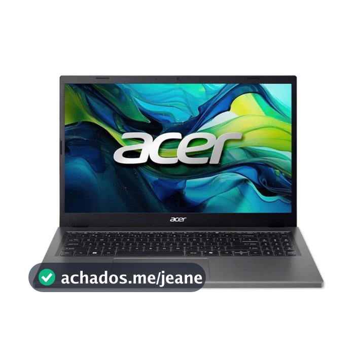 Notebook Acer Aspire Go 15 AG15-51P-34KT Intel Core i3-1215U 8GB RAM 256GB SSD Tela 15.6" Windows 11 Home