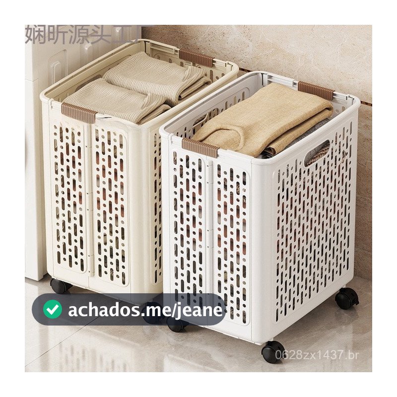Cesto de Roupa Suja de Grande Capacidade para Banheiro, Cesto de Armazenamento de Roupas Dobrável, Cesto de Lavanderia d