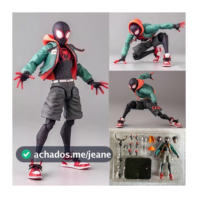 Boneca móvel com articulação de aranha verde, boneca de ação, presente de aniversário