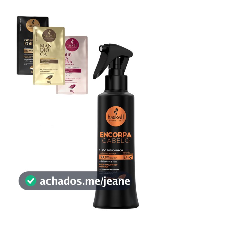 Fluido Finalizador 120ml Encorpa Cabelo Haskell