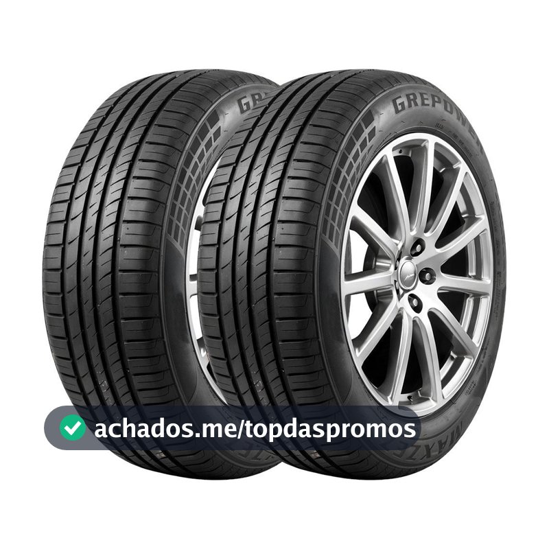 KIT 2 Pneus Maxzez Grepower 195/55 R15 Aro 15 85V
