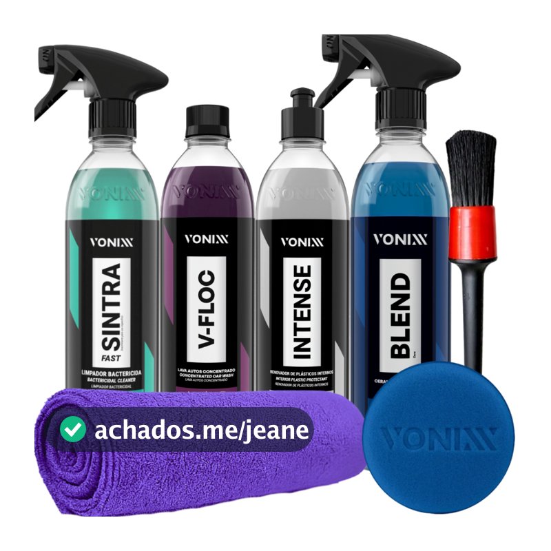 Kit Vonixx Shampoo V-floc Cera Blend Sintra Fast Intense