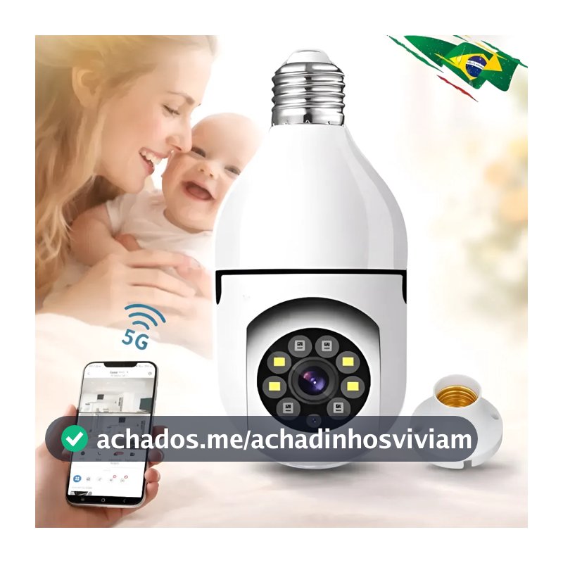 Câmera De Segurança Infravermelha À Prova D'água 2UNIDADES Com Luz LED Externa 360 ° Wi-Fi Sem Fio 2.4G