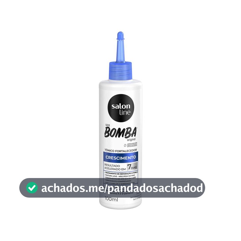 Tônico Fortalecedor SOS Bomba Crescimento Acelerado Salon Line 100ml