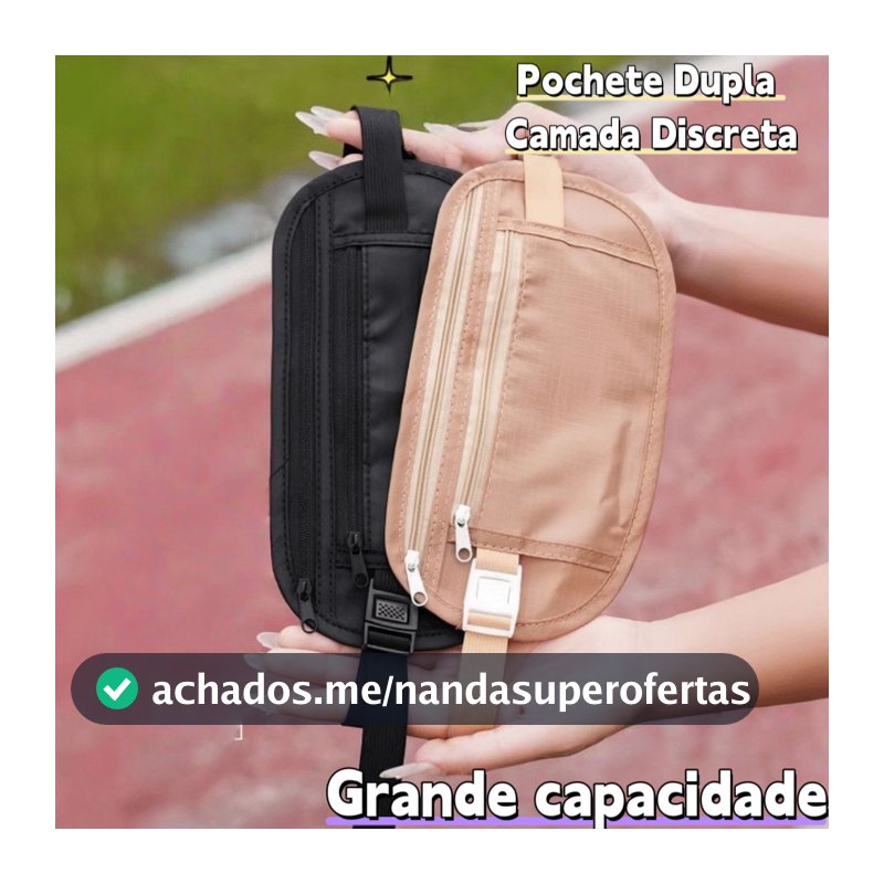 3/2/1 PCS Pochete Doleira Antifurto Nylon Impermeável Porta Celular Dinheiro Segurança Viagem Corrida Academia