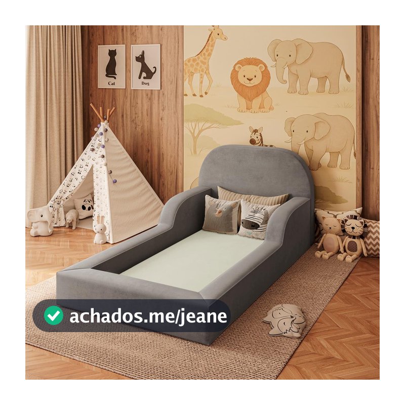Cama Colchão Solteiro Montessoriana Infantil - Balaqui Decor