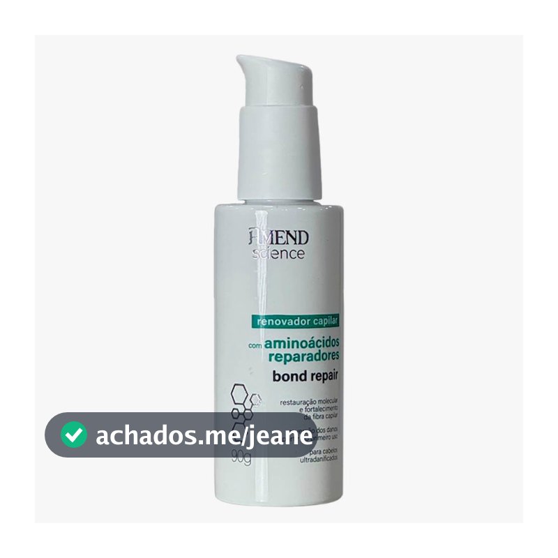 Amend Science Renovador Capilar com Aminoácidos - 90g