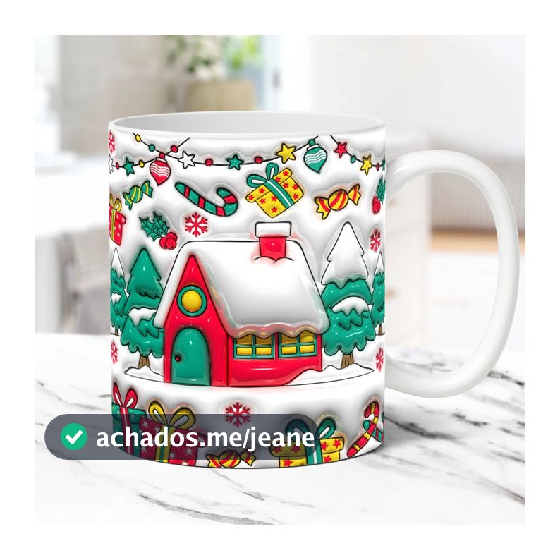 Lançamento Caneca Natal Vários modelos - Natalina Papai Noel