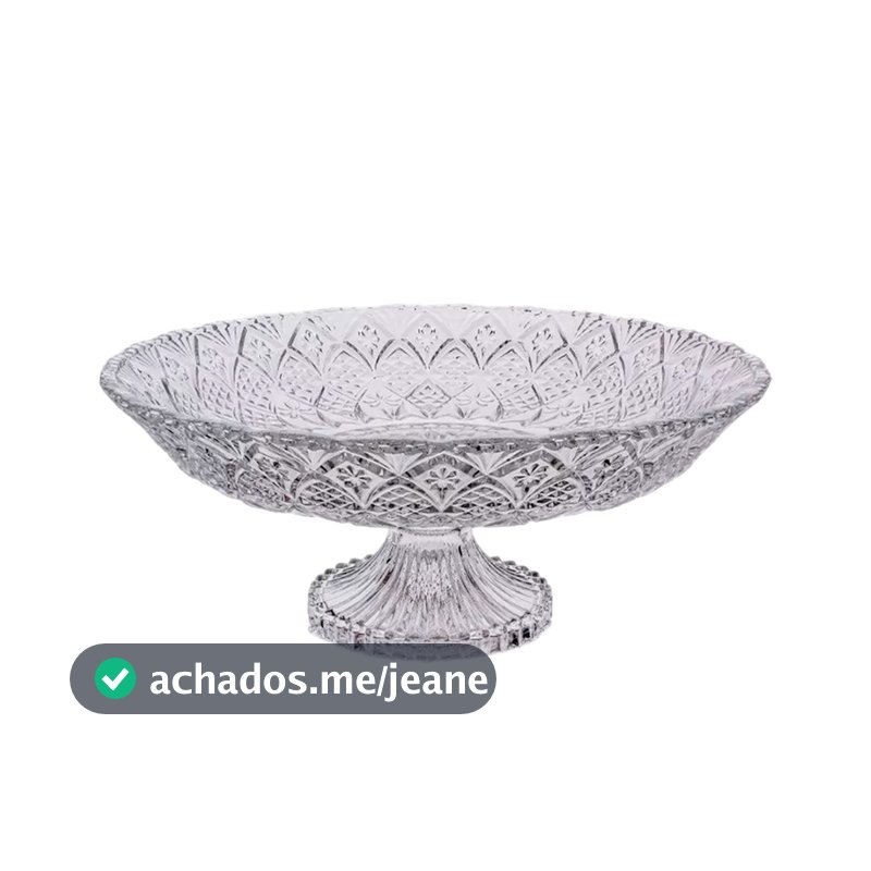 Centro De Mesa Decoração Cozinha Festas Prato Para Bolo Boleira Fruteira Com Pé Base Em Vidro