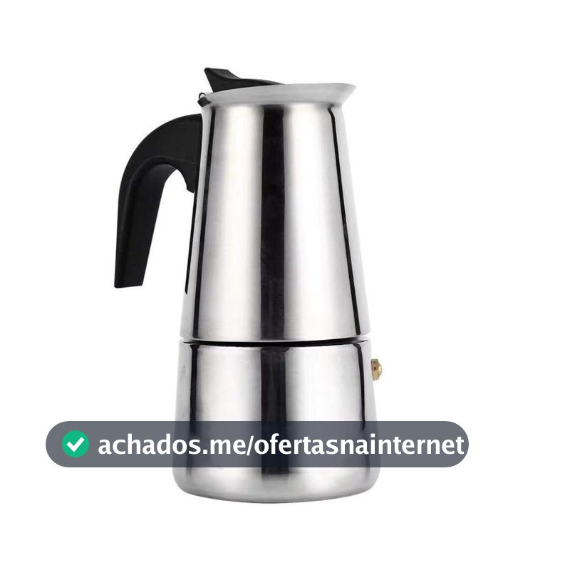 Cafeteira Italiana Moka 12 Xícaras 600ml em Inox para Café Tipo Expresso