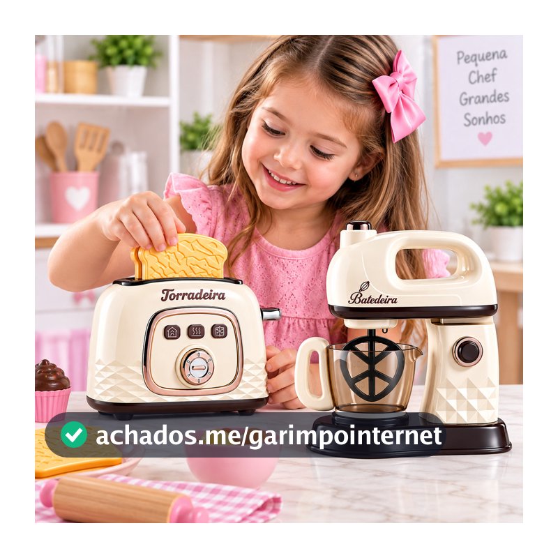 Eletrodomésticos de Brinquedo Infantil Minha Cozinha