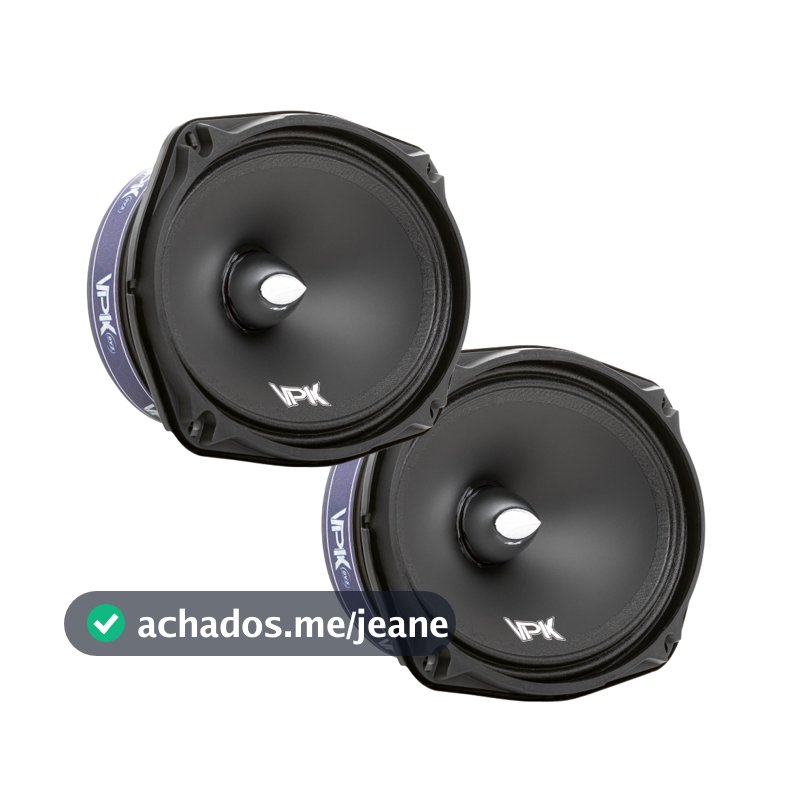 Alto Falante 6x9 Polegadas QVS 600w Rms 4 Ohms VPK Bobina Simples Par Som Automotivo Medio Mid bass