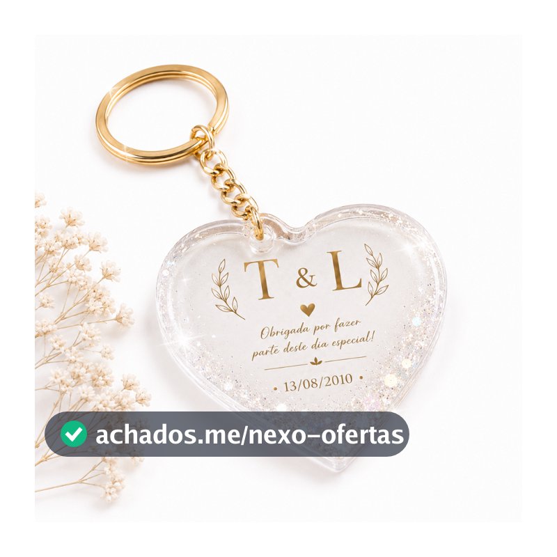 Lembrancinha Personalizada Resina Coração Kit 25 Chaveiros com Frase Aniversario Festa 15 Eventos