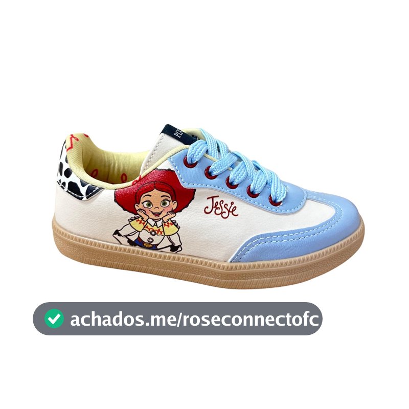 Tenis Infantil Jessie Toy Story Meninas Conforto Disney Original