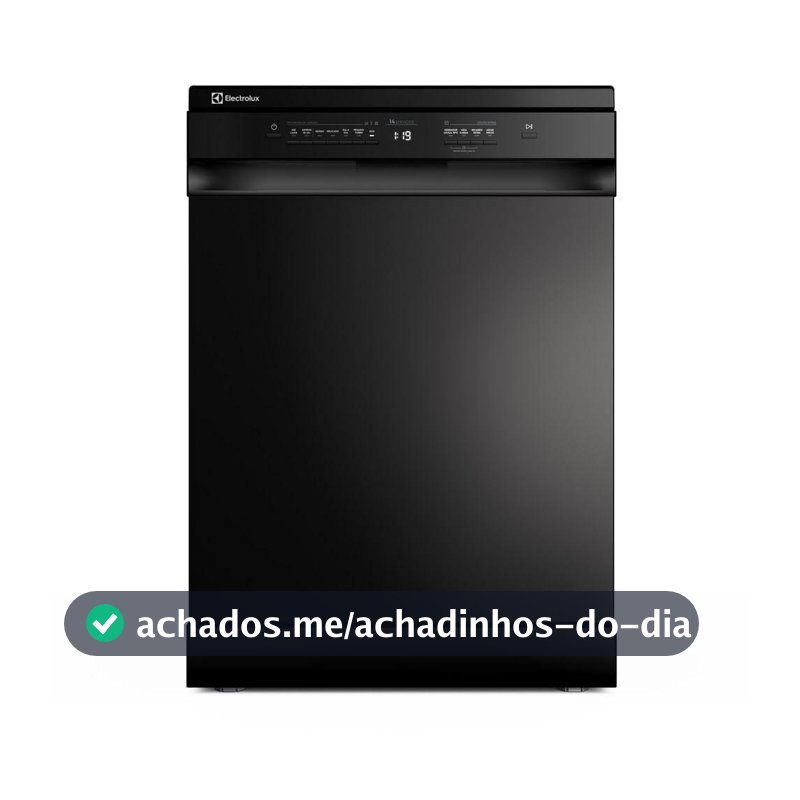 Lava-Louça Electrolux 14 Serviços Preta com Programa Lava e Seca 50 min (LP14E)