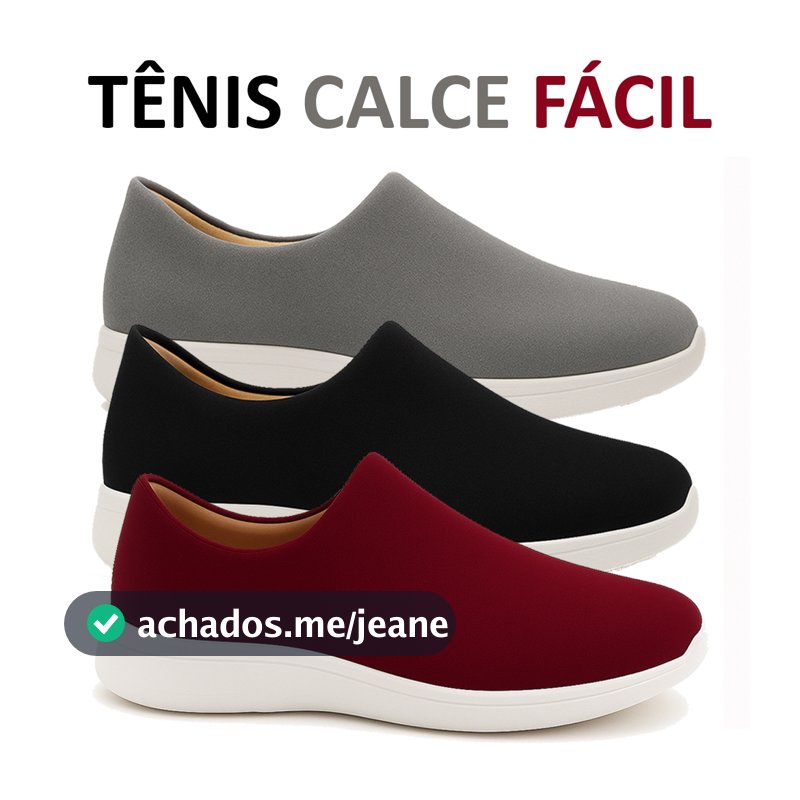 Tênis Meia Feminino Calce Fácil Botinha Ortopédico Esportivo Slip On Casual Confortável Academia