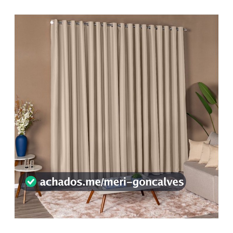 Cortina Blackout em Tecido Premium Corta Luz Blecaute