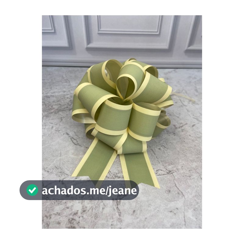 KIT 10 LAÇOS BOLA NATAL FITA MAXI ALBANO VERDE BARBANTE 3D 11CM + 7 METROS DE FITA PARA DECORAR
