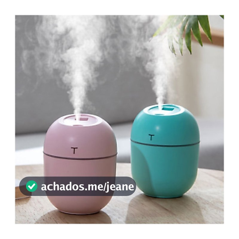 3 Unidades Mini Umidificador Nano Atomização De Grande Capacidade Com Conexão Usb Ultrassônico De Ar 220ml Promoção