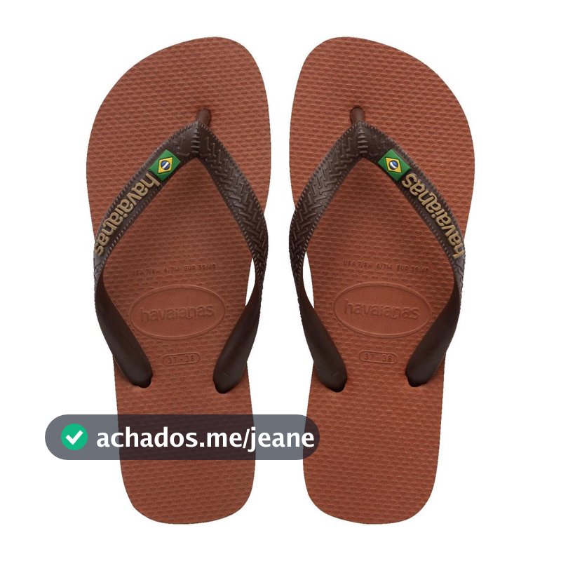 Chinelo Havaianas Brasil Logo