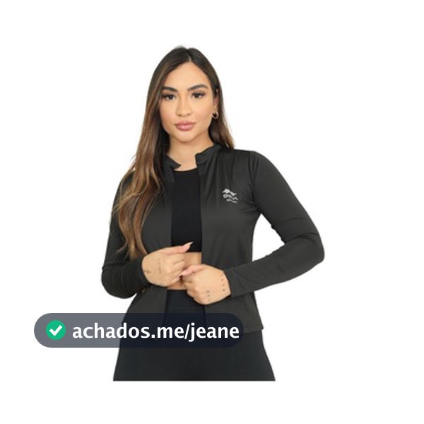 Casaquinho Feminino Leve Proteção Solar UV50+ Academia Treino P ao GG