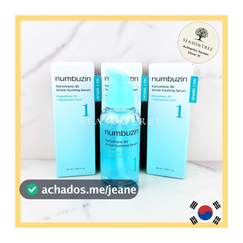 [Numbuzin] No . 1 Ácido Pantotênico Soro Calmante Ativo Pacote 50ml/50ml + 50ml