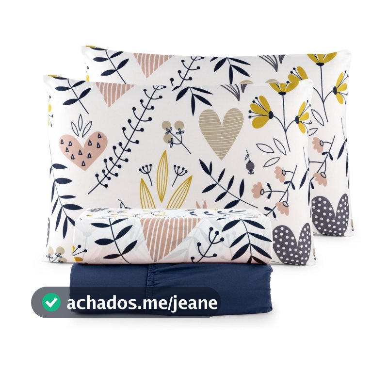 Jogo de Lençol Casal Padrão 04 Peças 200 Fios Cama Box Estampado Toque Aveludado Macio