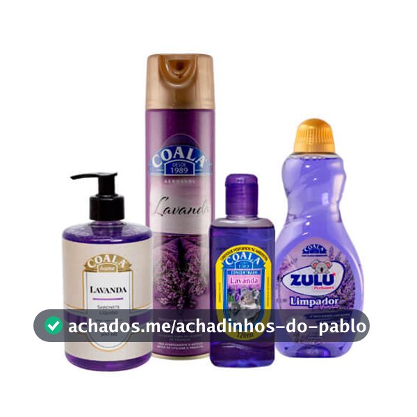 Kit Casa Limpa Coala/Zulu Perfumes - Lavanda