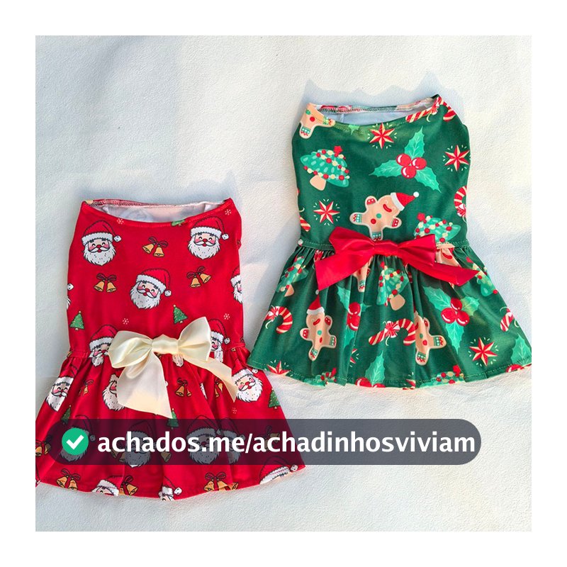 Cão Vestido De Natal Papai Noel Roupas Para Animais De Estimação Shih Tzu Gengibre Homem Gato Saia Ano Novo Roupa Do