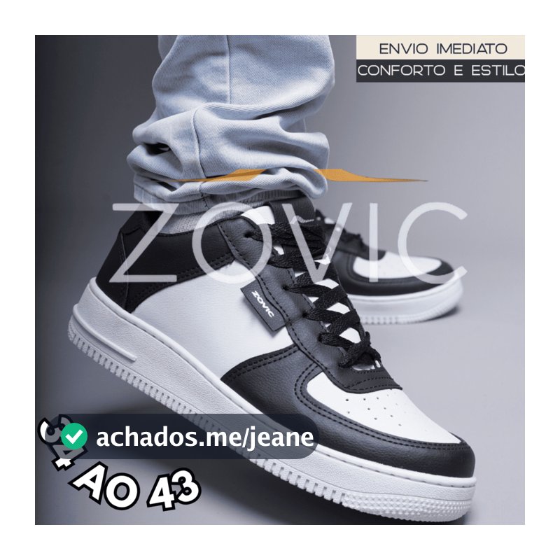 Tênis Masculino Branco Lançamento Confortável 34 a 43 Estilo Casual