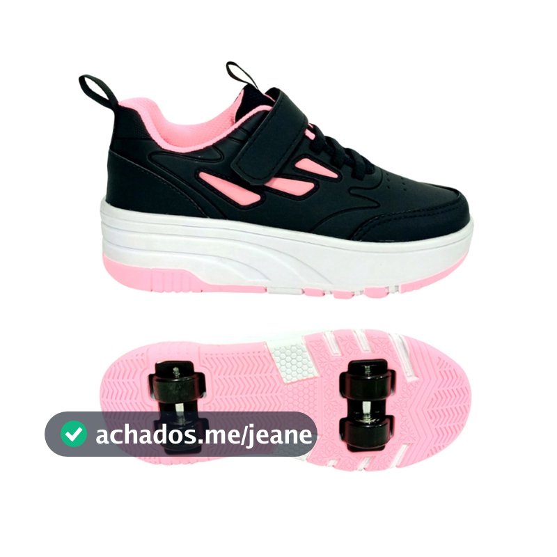 Tenis Rodinha Infantil 2 rodas Removíveis  Menina Menino 28 Ao 37 Super Macio Entrega Rápida