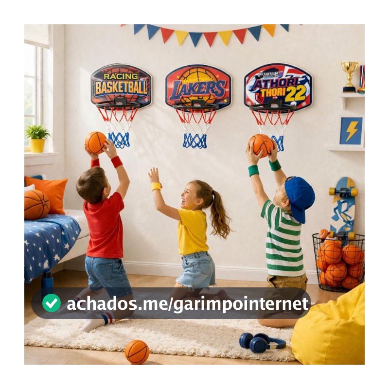 Cesta tabela Basquete-Cesta De Basquete Fun Shot Sports Mini Tabela C/ Bola-Cesta Basquetebol p/quarto Brinquedo menino