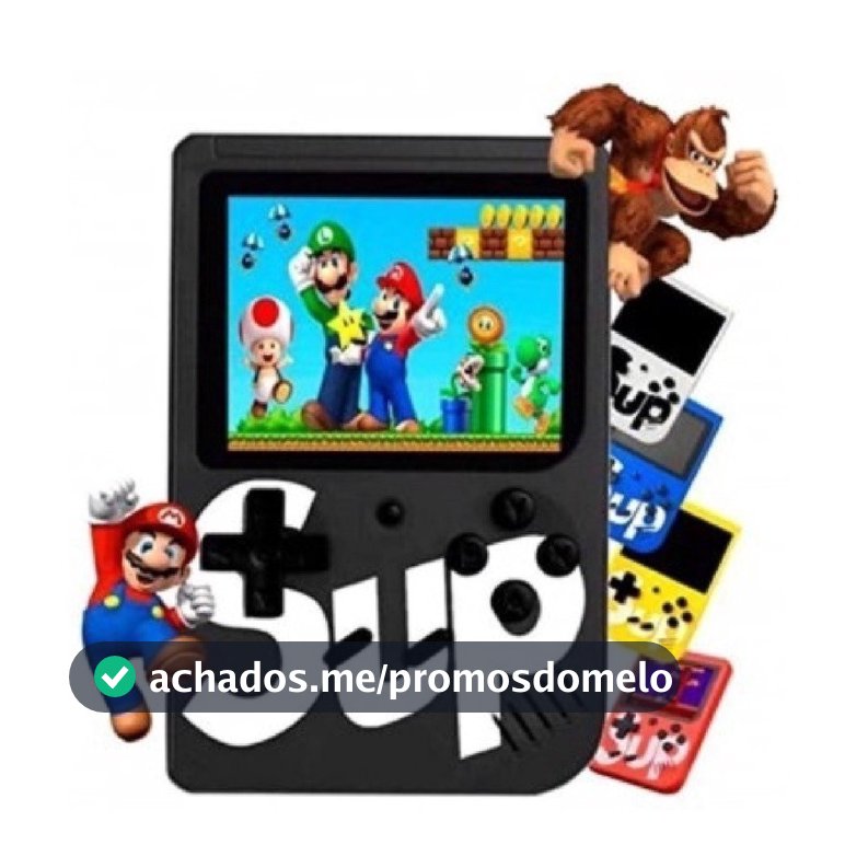 Mini Game Retrô Portatil Nintendo 400 Jogos Antigos Anos 80