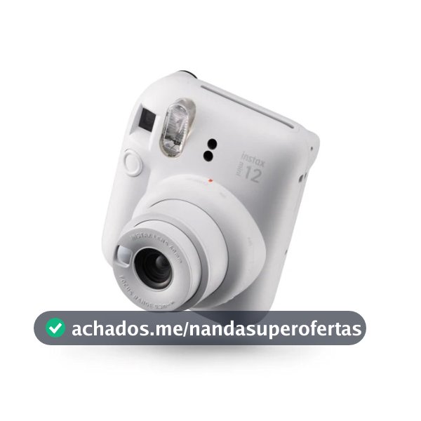 Câmera Instantânea Instax Mini 12 Branco Marfim FujiFilm