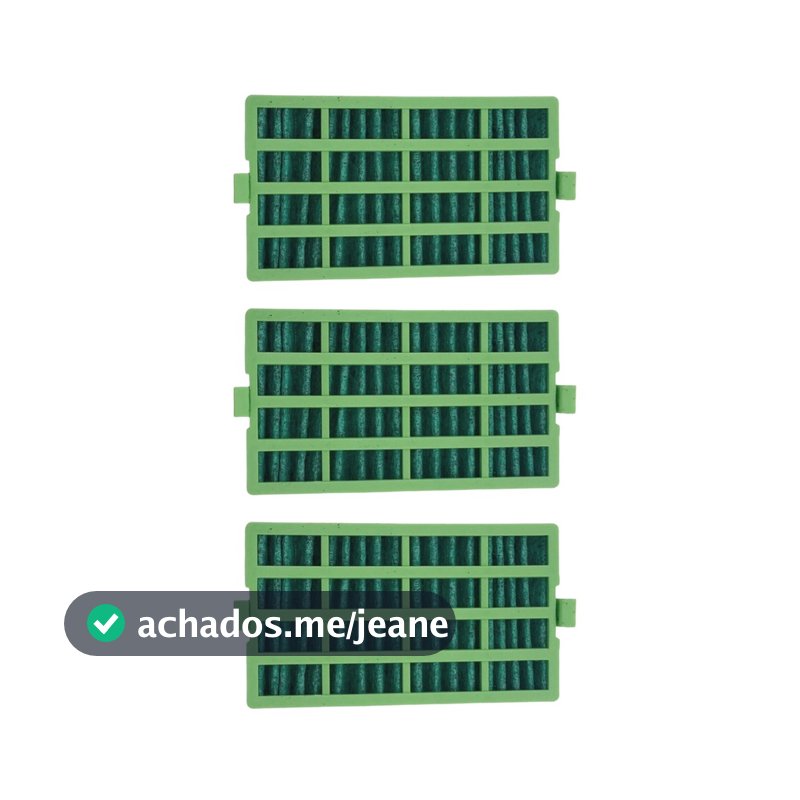 3 filtro geladeira antiodor compatível com consul bem estar crm45 crm49 crm50 crm51