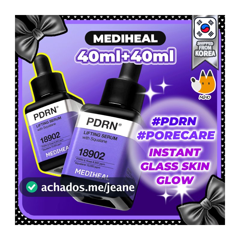 MEDIHEAL PDRN Pore Tightening Elasticity Serum (40ml+40ml)