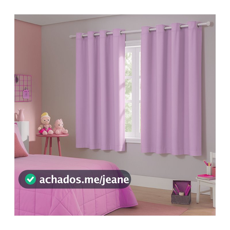 Cortina Infantil Blackout 2,20x1,30M Para Quarto Meninas e Meninos Corta 100% a Luz do dia Blecaute