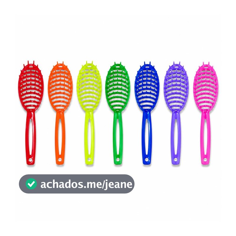 kit Com 24,10 ou 18 Pente Escova Oval de Cabelo – Profissional, Leve e Resistente Ideal Salão Beleza