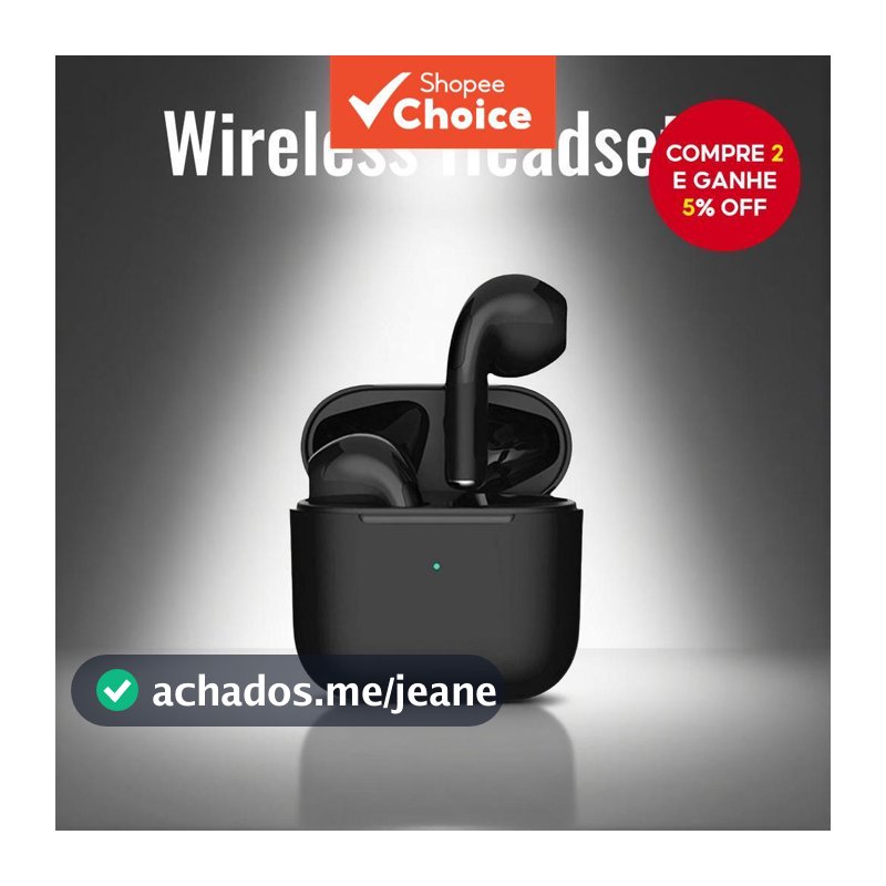 Fones De Ouvido Mini Bluetooth 5.4 Intra-Auriculares Sem Fio Com Microfone Para Esportes Corrida TWS Jogos Redução De Ru