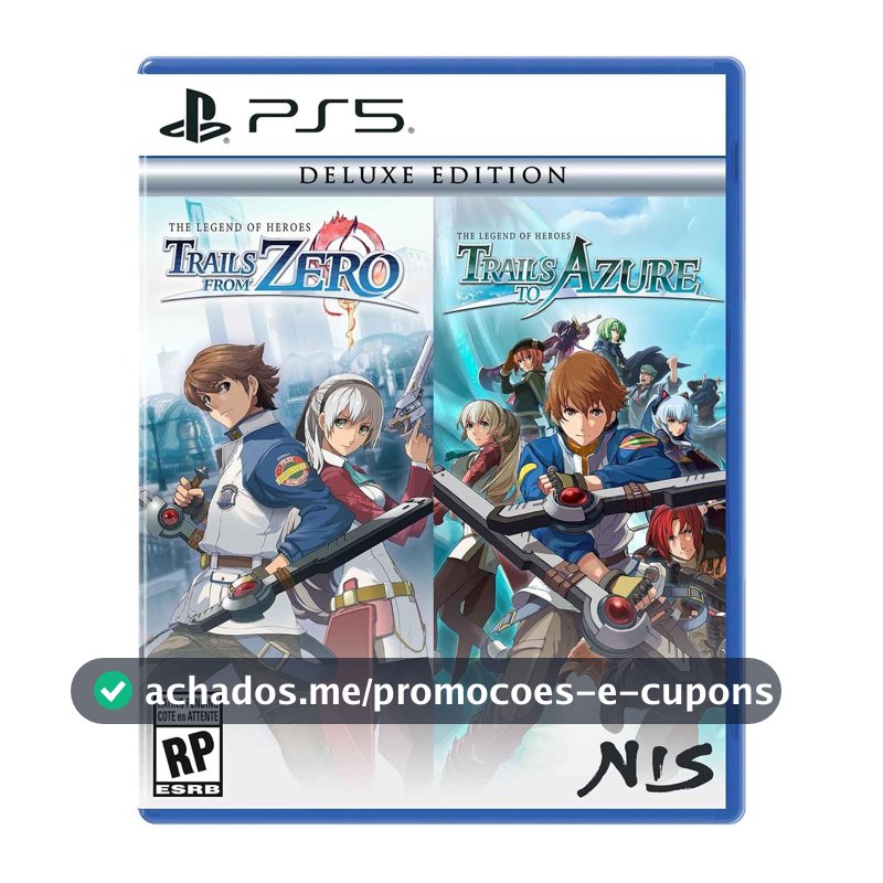 The Legend of Heroes Trails from Zero e Trails to Azure Deluxe Edition PS5 Midia Fisica