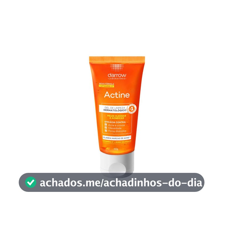 Darrow Actine Gel Facial de Limpeza 60g