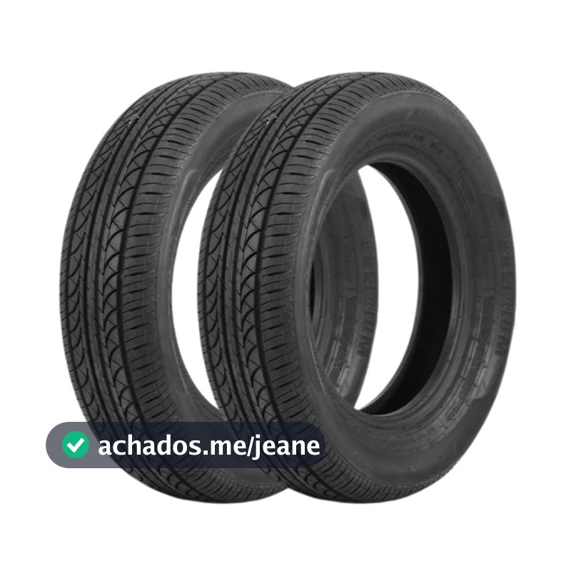 Kit 2 Pneus 185/65 R14 XBRI Premium F8 86H Novos Aro 14