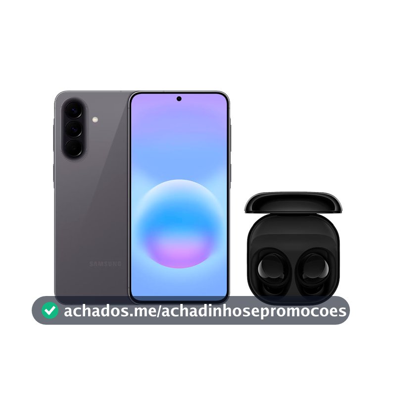 Galaxy A57 5G (256GB) - Cinza + Galaxy Buds Core - Preto