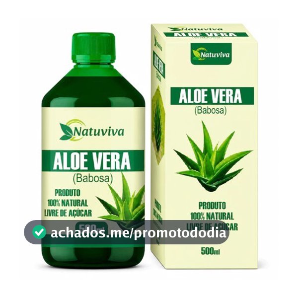 Natuviva  Aloe Vera 500ml | Detox, Imunidade, Pele Saudável e Regulação Intestinal